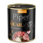Консервирана храна за кучета Piper® Adult 800г с пъдпъдък и боровинки